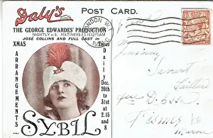 Vintage Theatre Artwork Drucke: Sybil by Harry Grattan