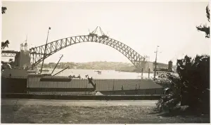 Sydney Harbour Bridge Construction Drucke: Sydney 1930