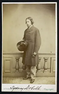 Victorian Literary Figures Drucke: Sydney Dobell / Cdv
