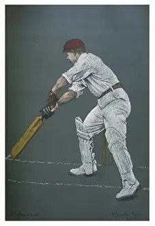 Historical Cricket Images Drucke: T Hayward - Cricketer