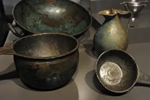 Neues Museum Berlin Collection Drucke: Tableware. 1-375 AD. Roman import objects. Germanic Tribes