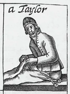 Mary Evans Prints Online Sale Drucke: Tailor of 1647 / Broadside