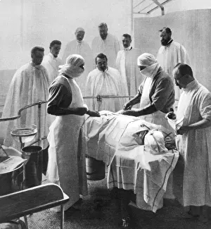 Historical Medical Equipment Drucke: Taking precautions against infection