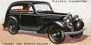 Classic British Saloon Cars Drucke: Talbot Ten Saloon