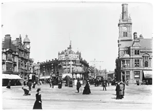 Blackpool Tourist Attractions Drucke: Talbot Square, Blackpool
