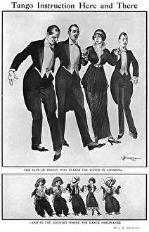 Der Tango-Wahnsinn: Tanzen lernen, der Tango, 1913