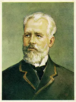 Drucke von Pyotr Ilyich Tschaikowsky Russischer Komponist Musik Drucke: Tschaikowski / Russisch