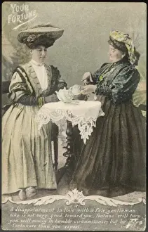 Fortune Teller Woman Drucke: TEA LEAVES