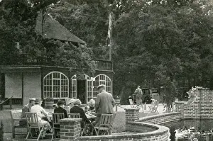 Southampton Drucke: Kaffeezimmer, Ostleigh, Hampshire