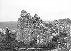 Early 1900s Photography Ireland Drucke: Teampull Kieran, Clonmacnois