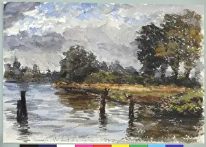 Irish Watercolour Art Drucke: Teddington
