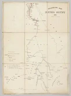 Fernsprechkarte von Oberägypten