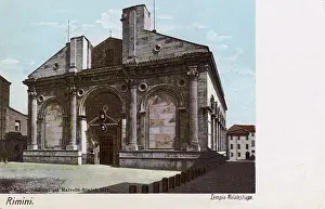 Verwandte Bilder Drucke: Das Tempio Malatestiano in Rimini, Romagnas Italien