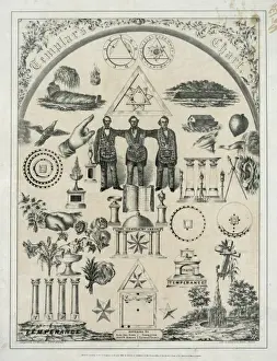 Freemasonry Symbolism Drucke: Templars chart