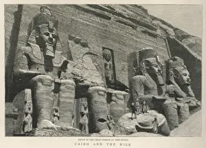 Egypt Ancient Ruins Drucke: Temple of Abu Simbel