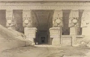 Ancient Egyptian Religion Drucke: Temple at Denderah / Egypt