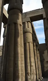 Luxor Temple Columns Drucke: Temple of Luxor. Columns