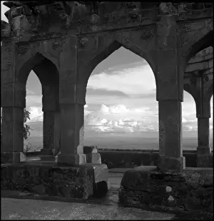 Late Afternoon Light Photography Drucke: Temple in Mandu