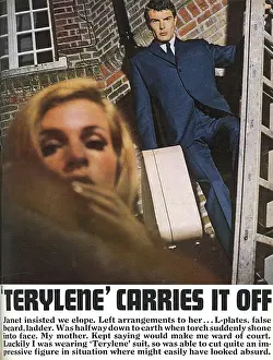 Vintage Menswear Drucke: Terylene and wool suit