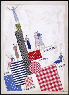 Collage Drucke: Bildgewebe-Kollage 1928