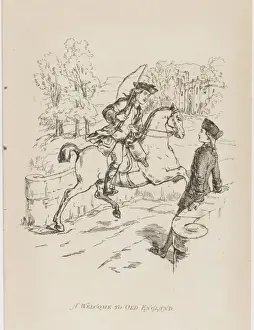 19th Century English Art Drucke: Thackeray / Virginians