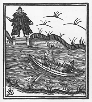 Old London Bridge Photos Drucke: Thames Ferryboat