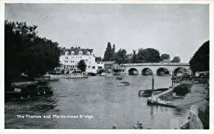 Thames und Maidenhäder Brücke in Maidenhead im Buckinghamshire