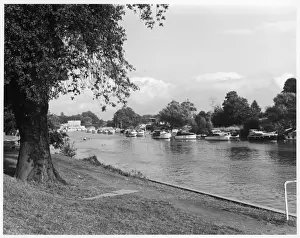 Drucke von Der Themse in Sunbury, Surrey Sunbury Drucke: Der Themse bei Sunbury