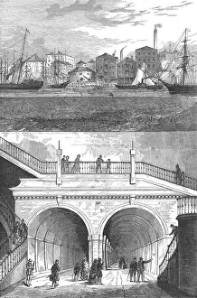 London Underground Tunnels Drucke: The Thames Tunnel