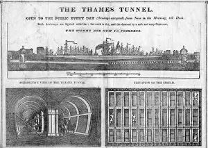 Der Thames-Tunnel zwischen Wapping und Rotherhithe