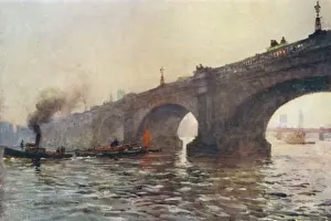 Waterloo Bridge History Drucke: Thames / Waterloo Bridge