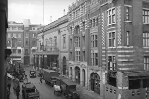 Theatern Drucke: Das Theater am Königlichen Weg 1 in London