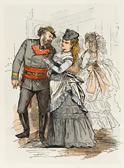 French Revolution Events Drucke: Theatregoers