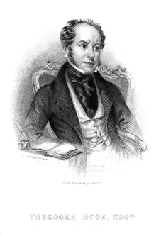 Victorian Era Literary Figures Drucke: Theodore Hook - 5