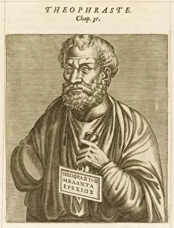 Ancient Greek Philosopher Images Drucke: Theophrastus