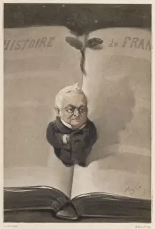 19th Century Politician Art Drucke: Thiers (Gill)