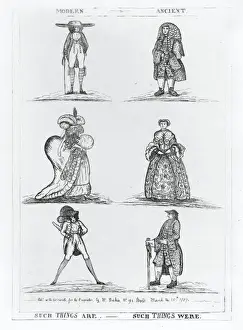 British Cartoons Drucke: Such things are--Such things were