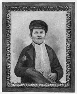 Drucke von Thomas Alva Edison als Junge Thomas Edison Drucke: Thomas Alva Edison, Junge