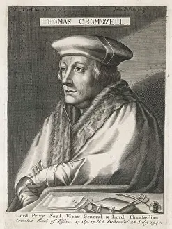 HenryVIII Drucke: Thomas Cromwell / Hans Holbein der Jüngere