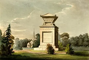 Historical Places In England Drucke: Thomas Gray / Monument