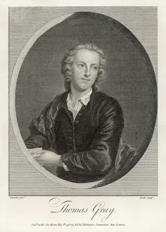Drucke von Thomas Gray Schriftsteller Thomas Gray Drucke: Thomas Gray, Schriftsteller