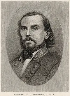 19th Century Leaders Drucke: Thomas Hindman