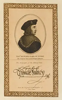 16th Century Statesman Drucke: Thomas Howard Surrey