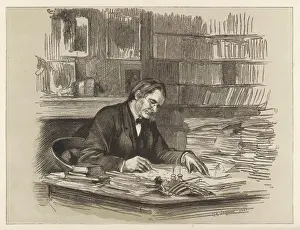 Drucke von THOMAS HENRY HUXLEY (1825-1895) Wissenschaftler Thomas Heinrich Drucke: Thomas Huxley