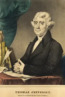 US Presidents Gallery Drucke: Thomas Jefferson