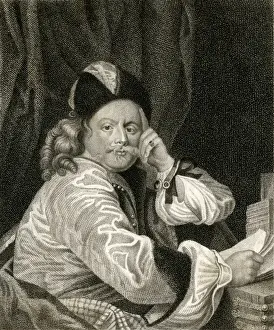 Historical Figures Of England Drucke: Thomas Killigrew / Berghe