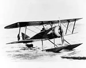 Aviation Museum Artifacts Drucke: Thomas Morse S-5 float equipped version of the S4 Four