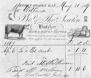 Geld Drucke: Thomas Newton, Fleischer