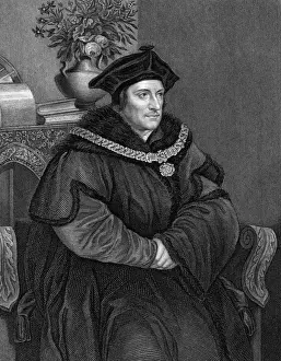 English Statesman Art Drucke: Thomas More / Ryall