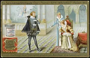 William Shakespeare Portraits Drucke: Thomas / Songe / Liebig5